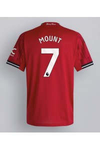 Manchester United Mason Mount #7 Jalkapallovaatteet Kotipaita 2025-26 Lyhythihainen